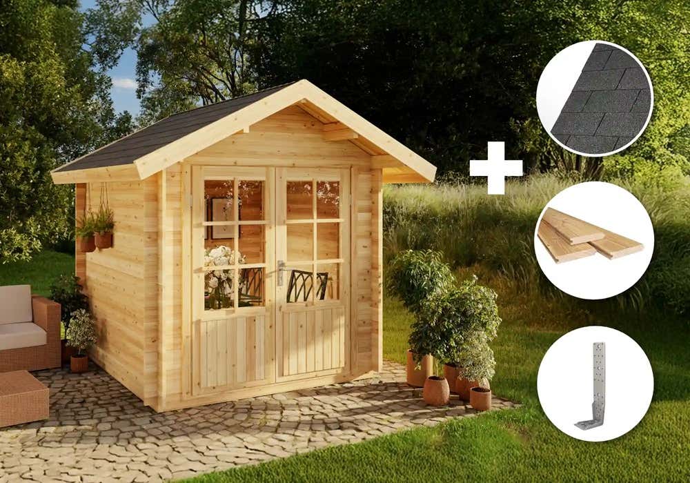 ECO Set - Gartenhaus Palma