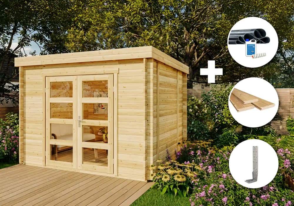 ECO Set - Gartenhaus Paloma Sol