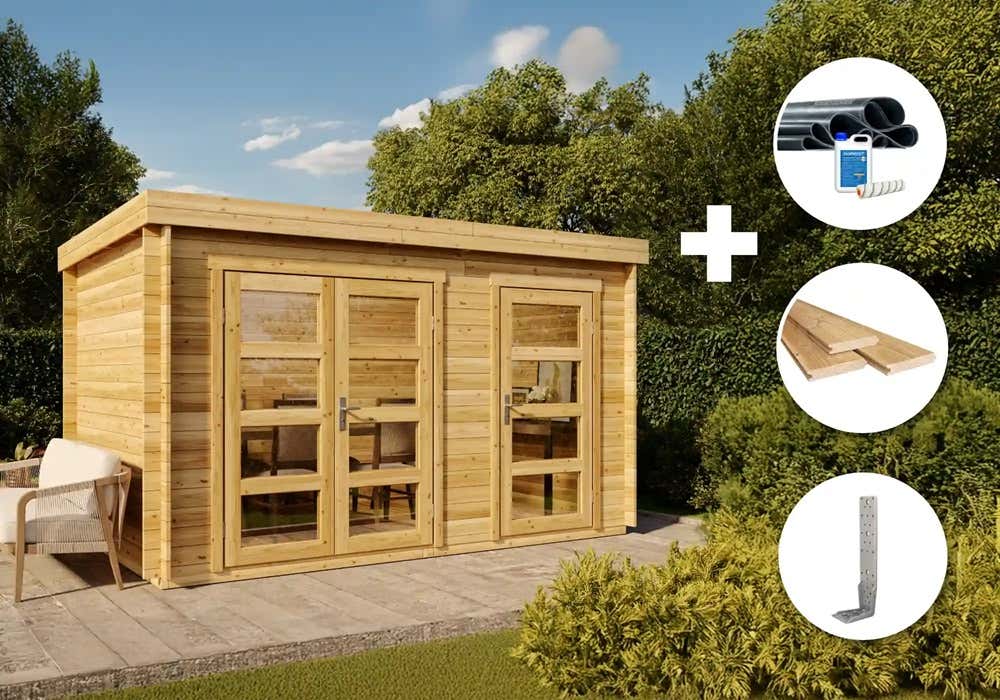 ECO Set - Gartenhaus Paloma Grande