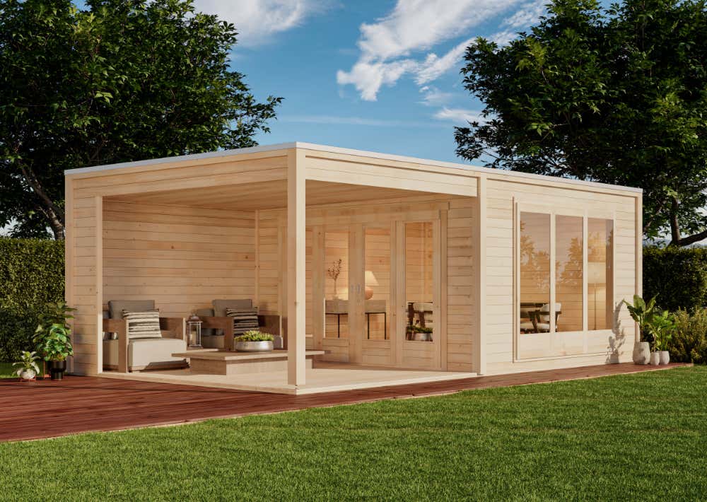 Design Gartenhaus Cubus Plus